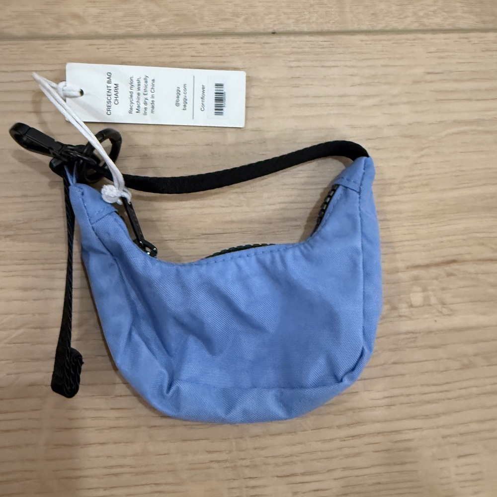 BAGGU Crescent Bag Charm - Cornflower